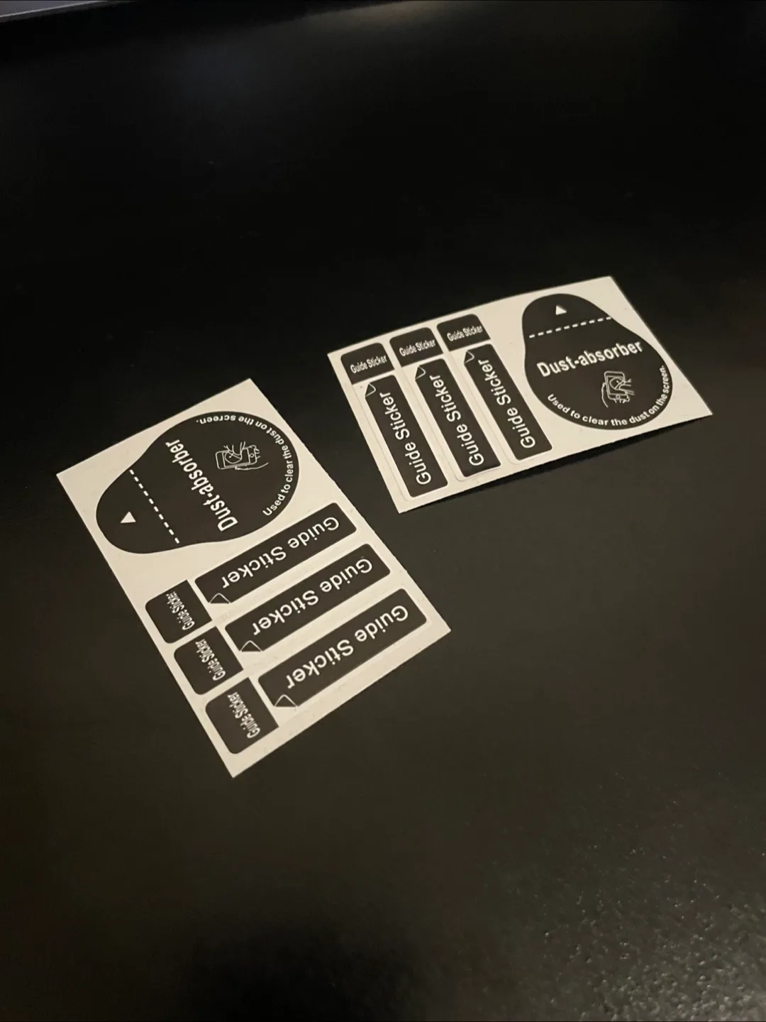 Screen Protector Installation Stickers thumbnail