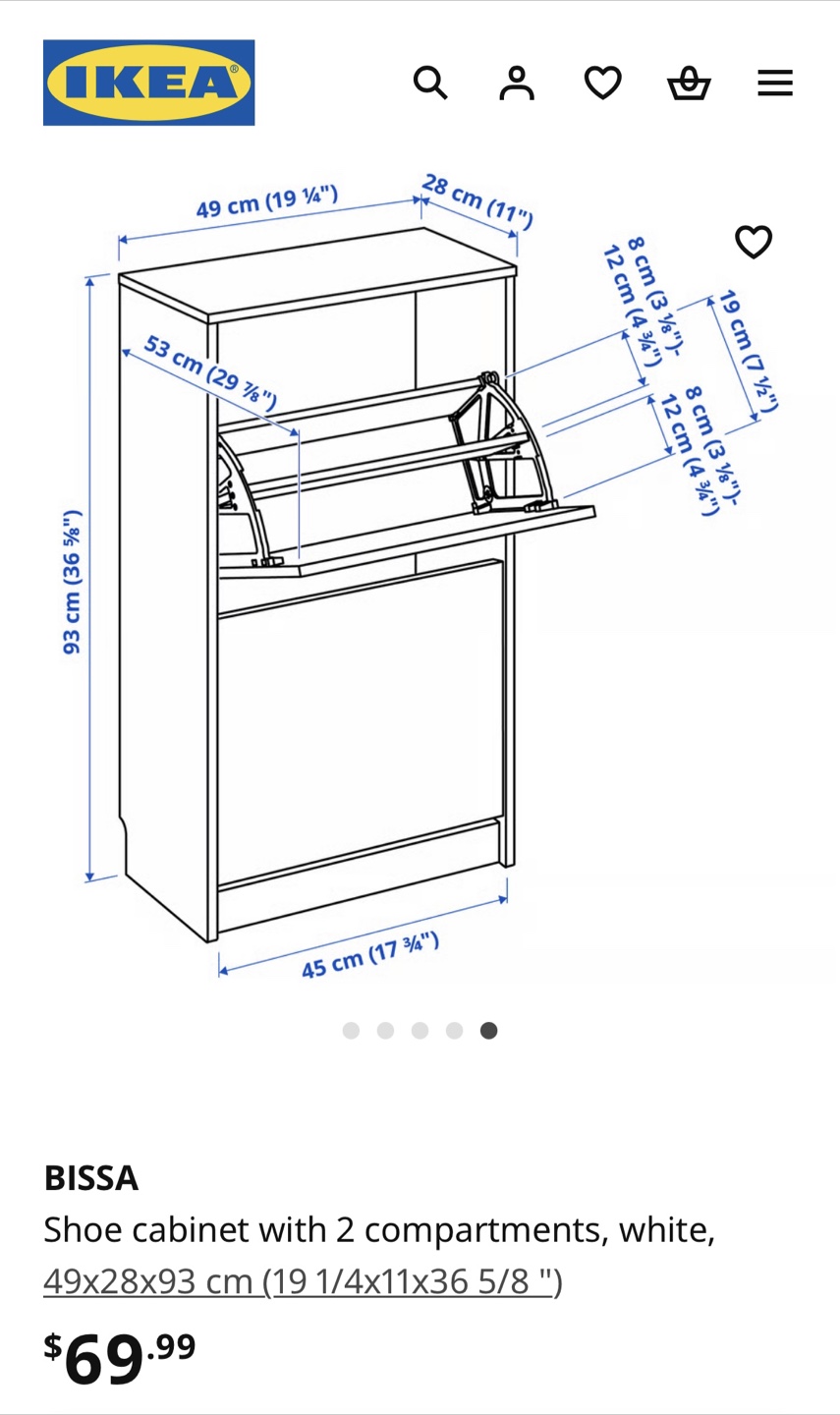IKEA shoe cabinet - photo 2