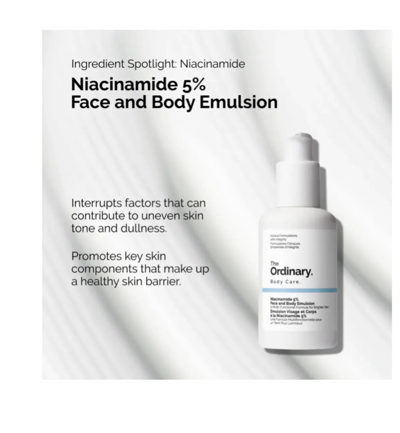 ‘The Ordinary’ Emulsion NIACINAMIDE 5% Face & Body image indicator(5)