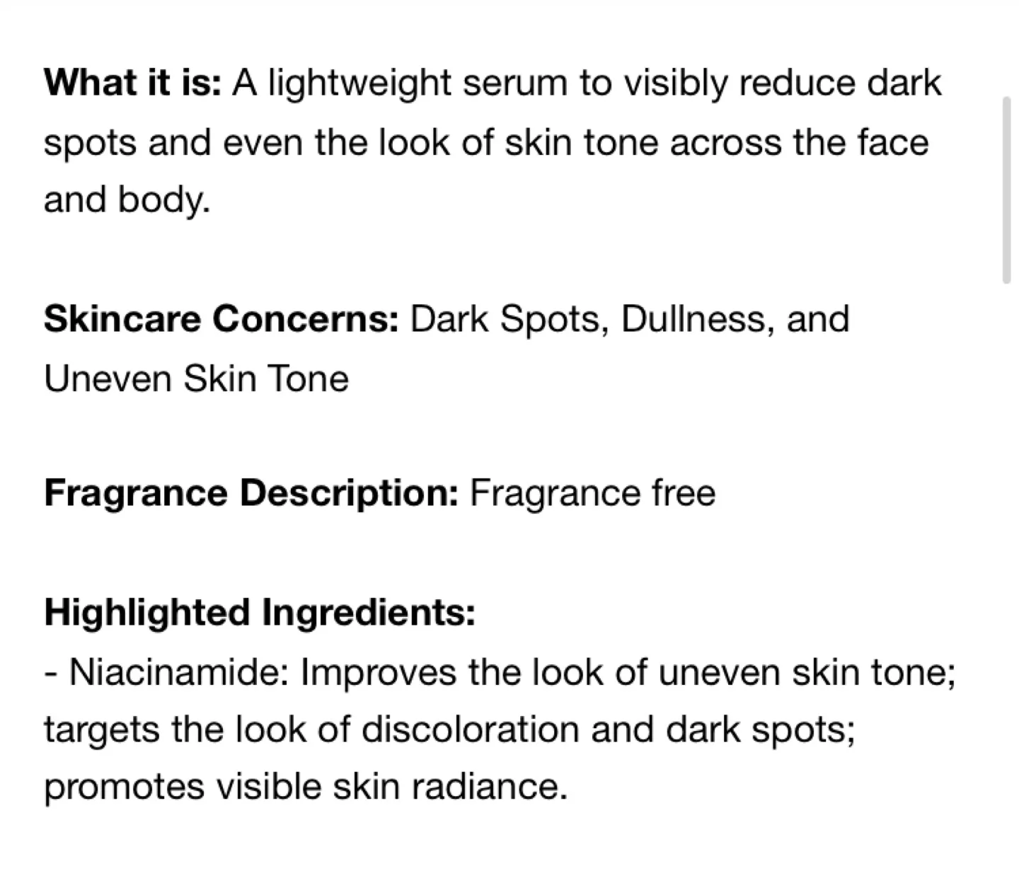 ‘The Ordinary’ Emulsion NIACINAMIDE 5% Face & Body image indicator(6)