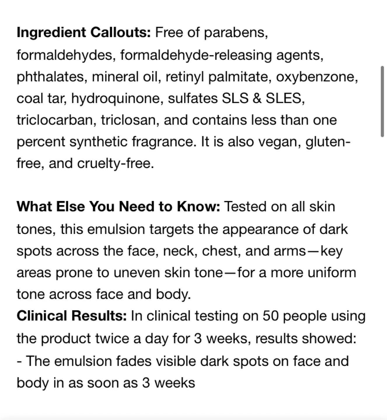 ‘The Ordinary’ Emulsion NIACINAMIDE 5% Face & Body image indicator(7)