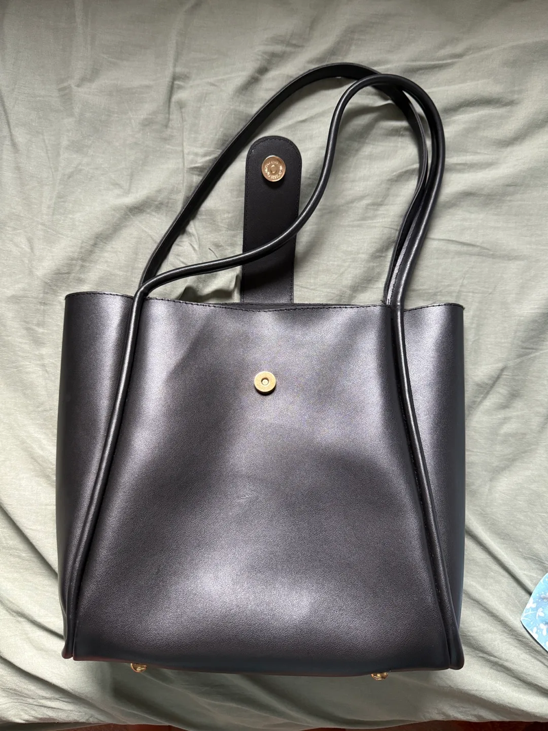 Black Tote Bag thumbnail