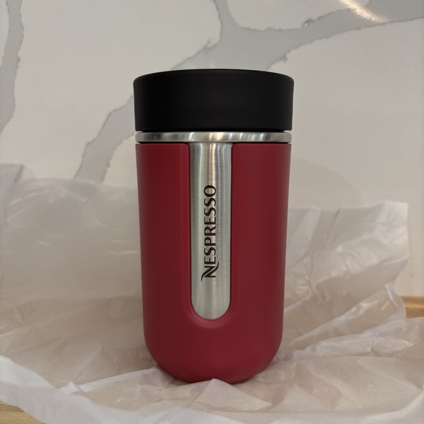 Nespresso Nomad Travel Mug — Raspberry