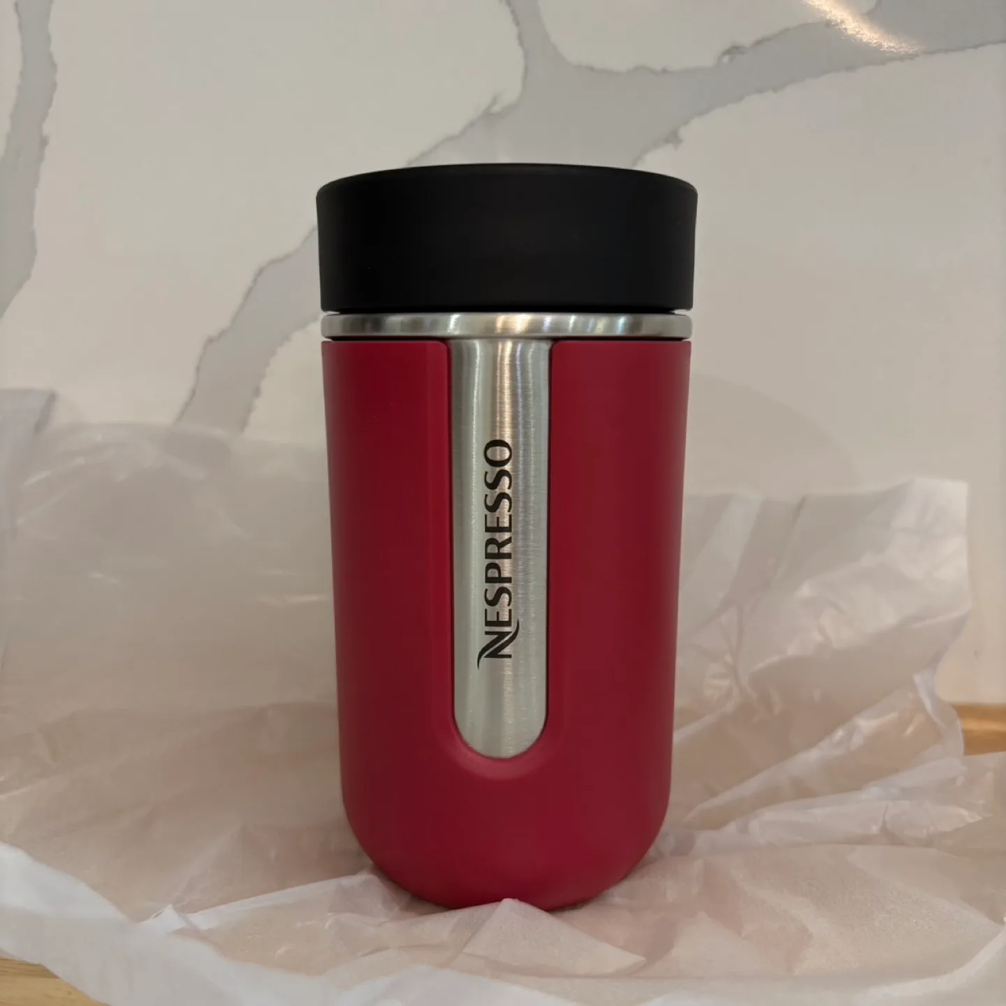 Nespresso Nomad Travel Mug — Raspberry thumbnail