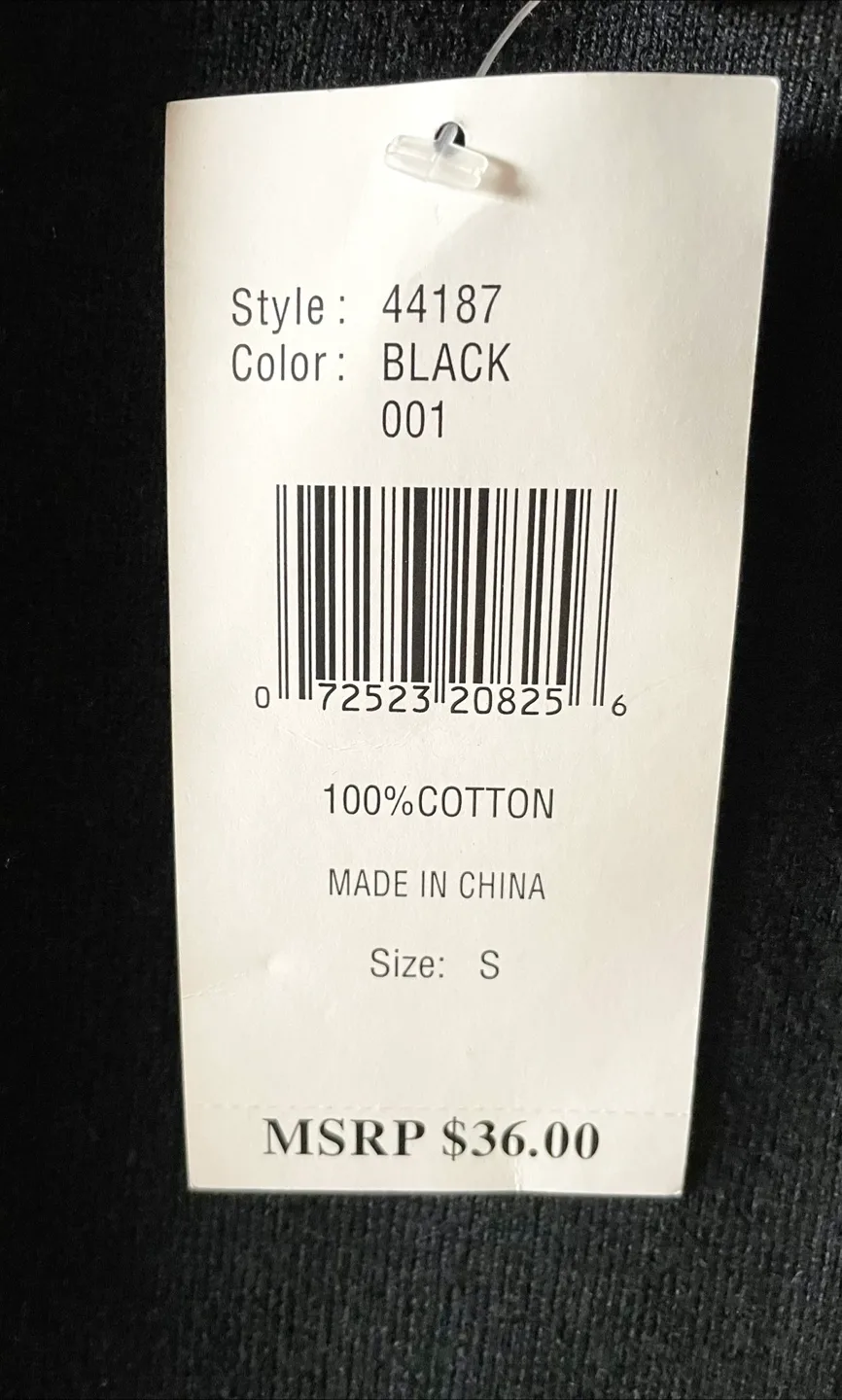 NEW WITH TAGS BLACK LONG SLEEVE PULLOVER SWEATER TOP - STYLISH image indicator(6)