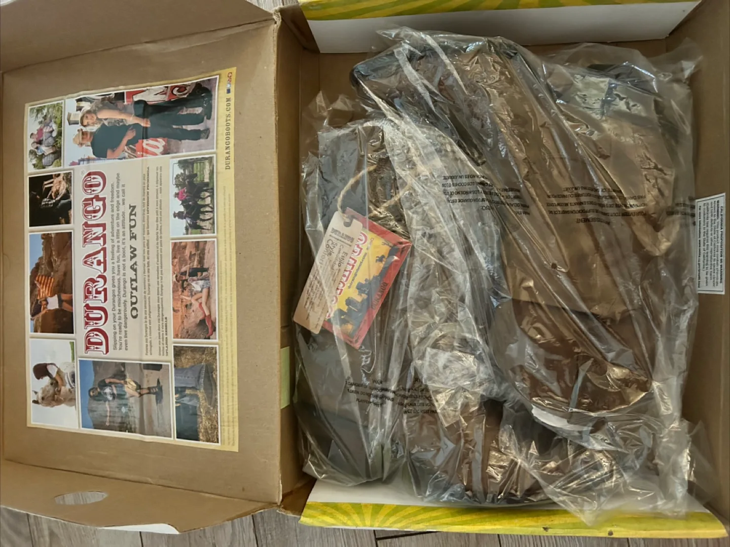 New Durango Crush Slouch Western Boots size 9 image indicator(4)