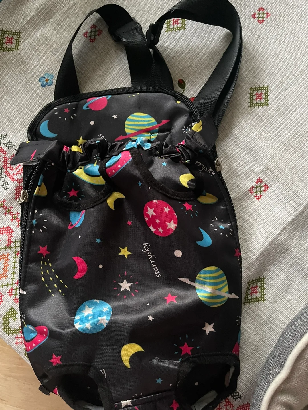 Cute Pet Carrier Backpack - Space Design thumbnail