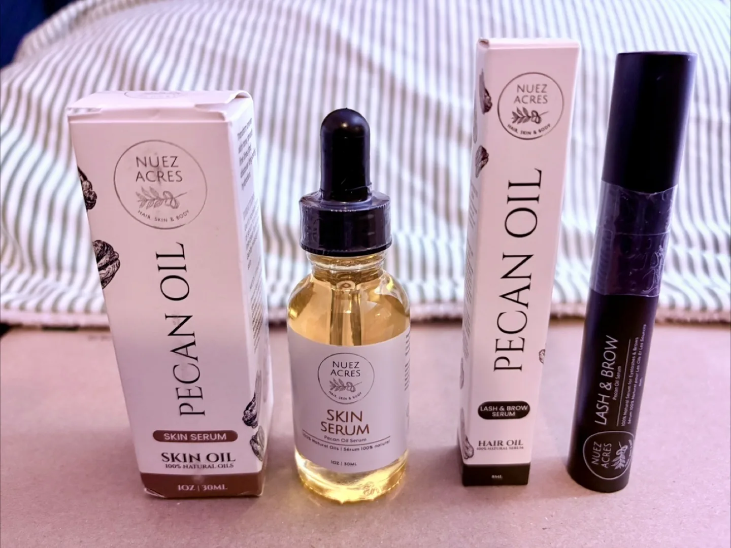 $25 Nuez Acres Pecan Oil Skin Serum & Lash & Brow Serum thumbnail