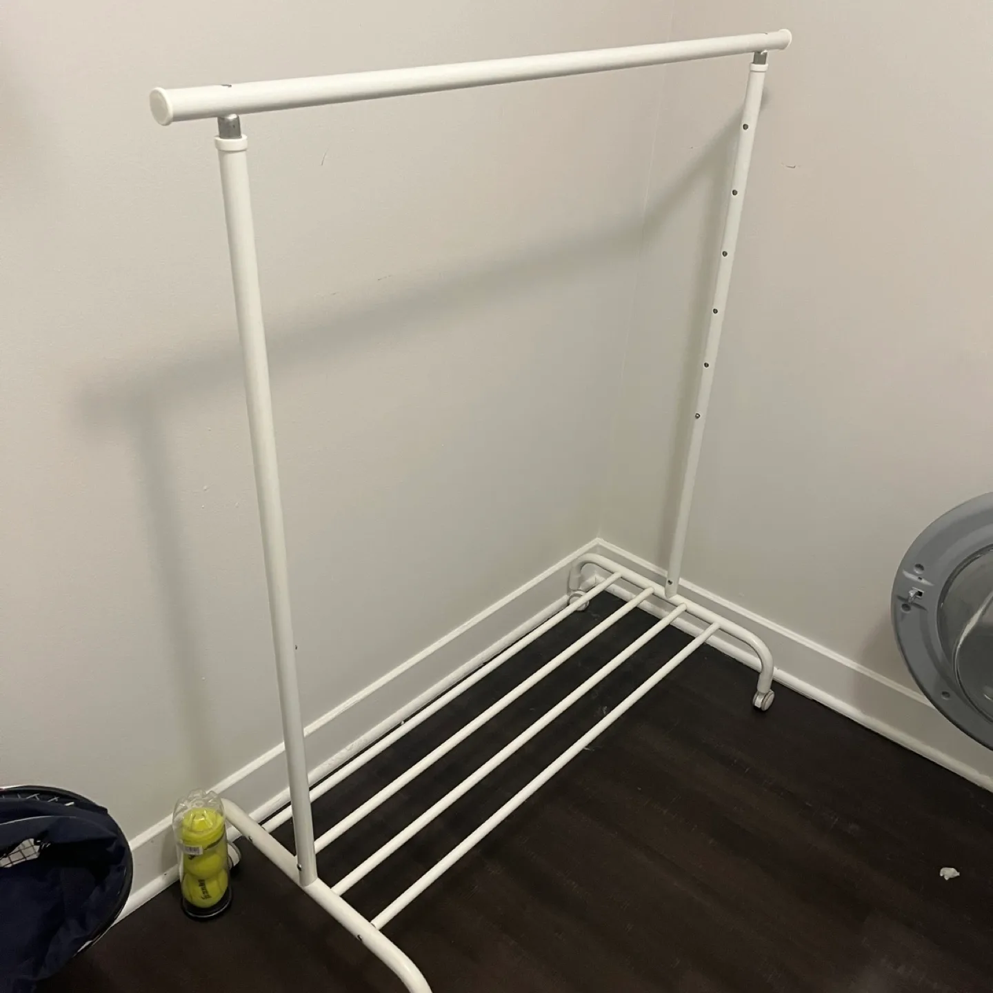 IKEA White Clothes Rack thumbnail
