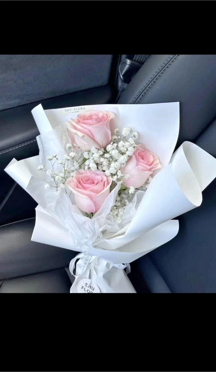 Bouquet of pink roses from SHU-FLORA thumbnail