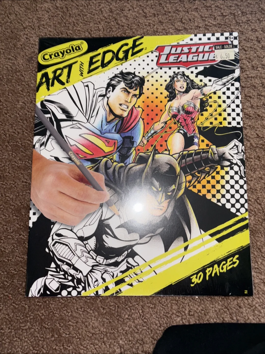 Crayola Art with Edge Justice League Colouring Book thumbnail
