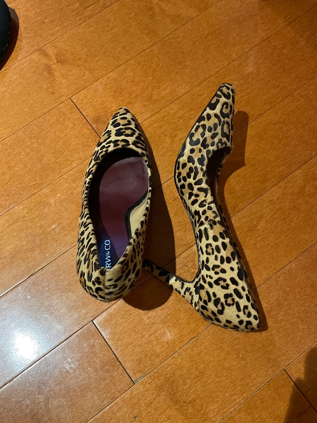 RW&CO Leopard Print Heels thumbnail