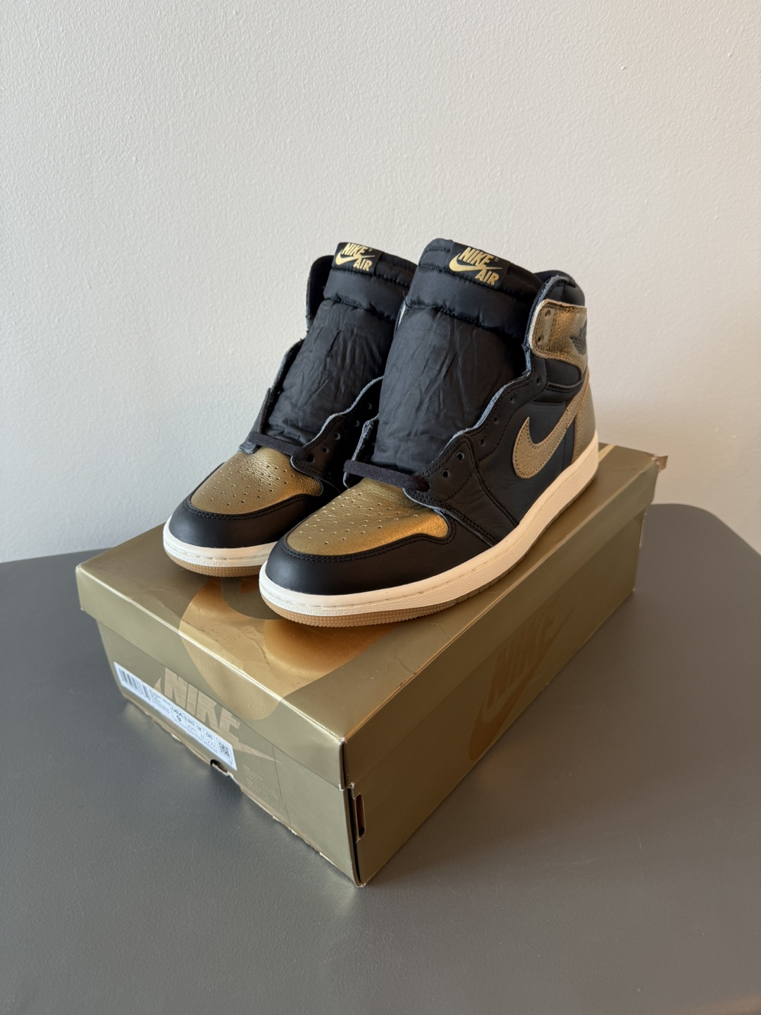 Jordan 1 Black Market Gold SZ9 - photo 2