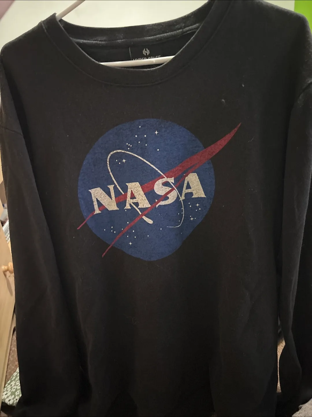 NASA Hyper Space Black Sweatshirt thumbnail