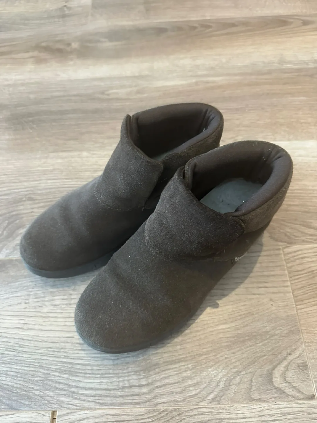 Bearpaw Suede Ankle Boots, Brown thumbnail