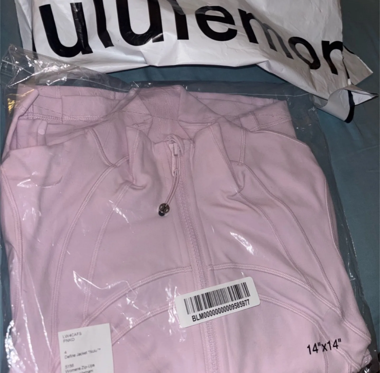 Lululemon pink organza define jacket thumbnail