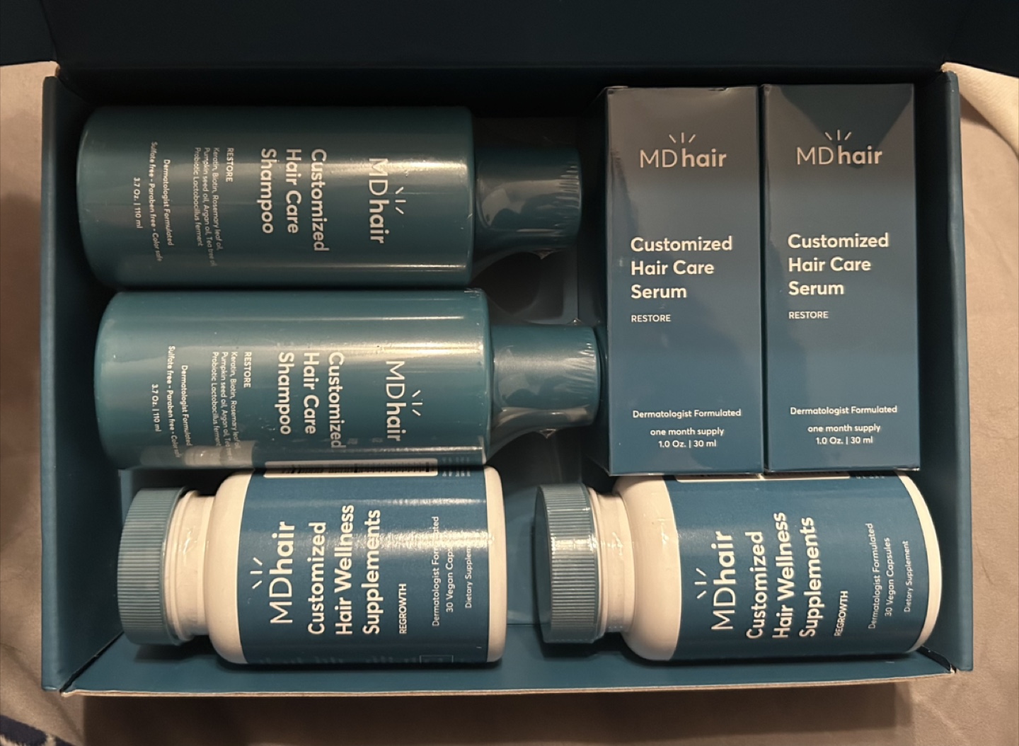 MDhair Customized Hair Care Set