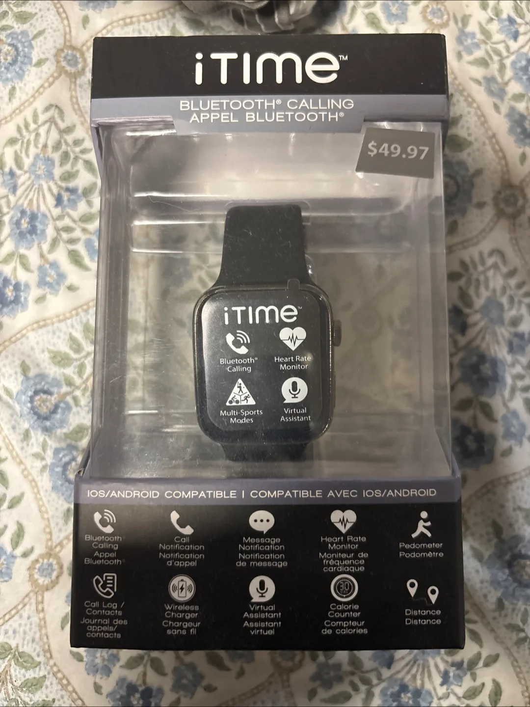 iTime Bluetooth Calling Smartwatch - New in Box! thumbnail