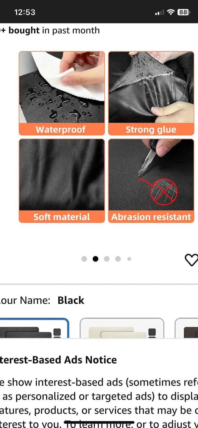 Leather repair tape image indicator(5)