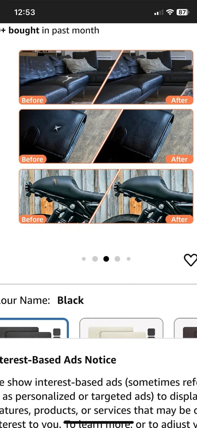 Leather repair tape image indicator(3)