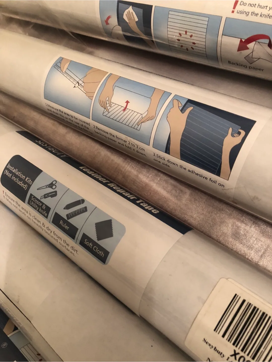 Leather repair tape image indicator(8)