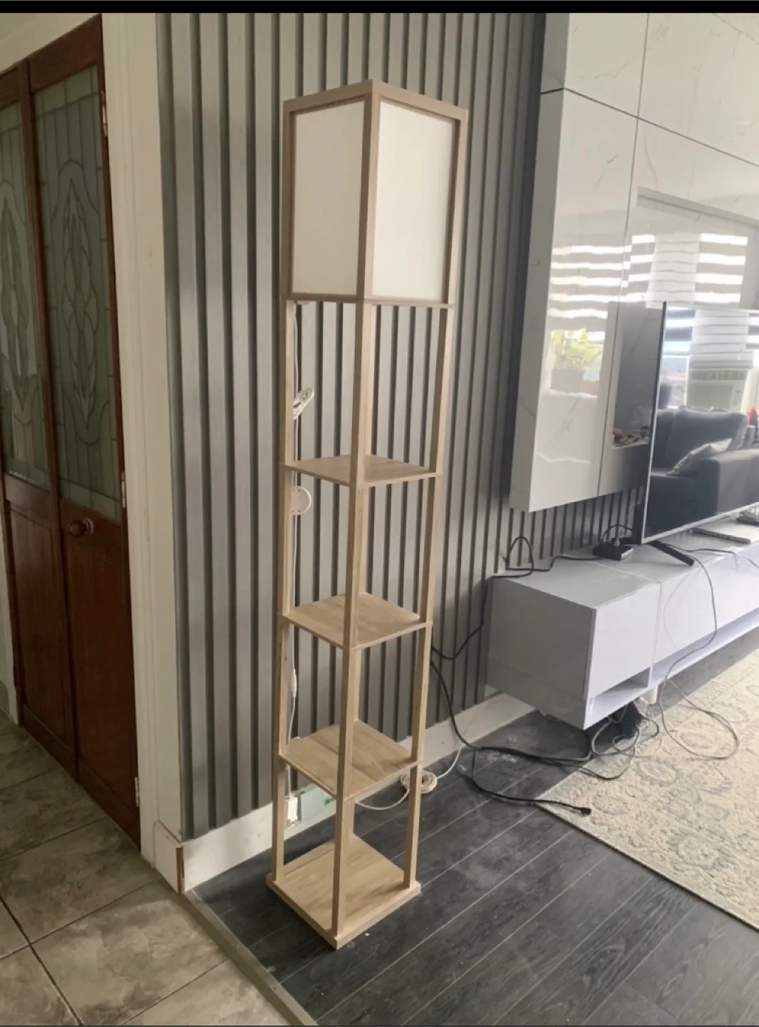 Modern Shelving Floor Lamp - Great Condition! image indicator(4)