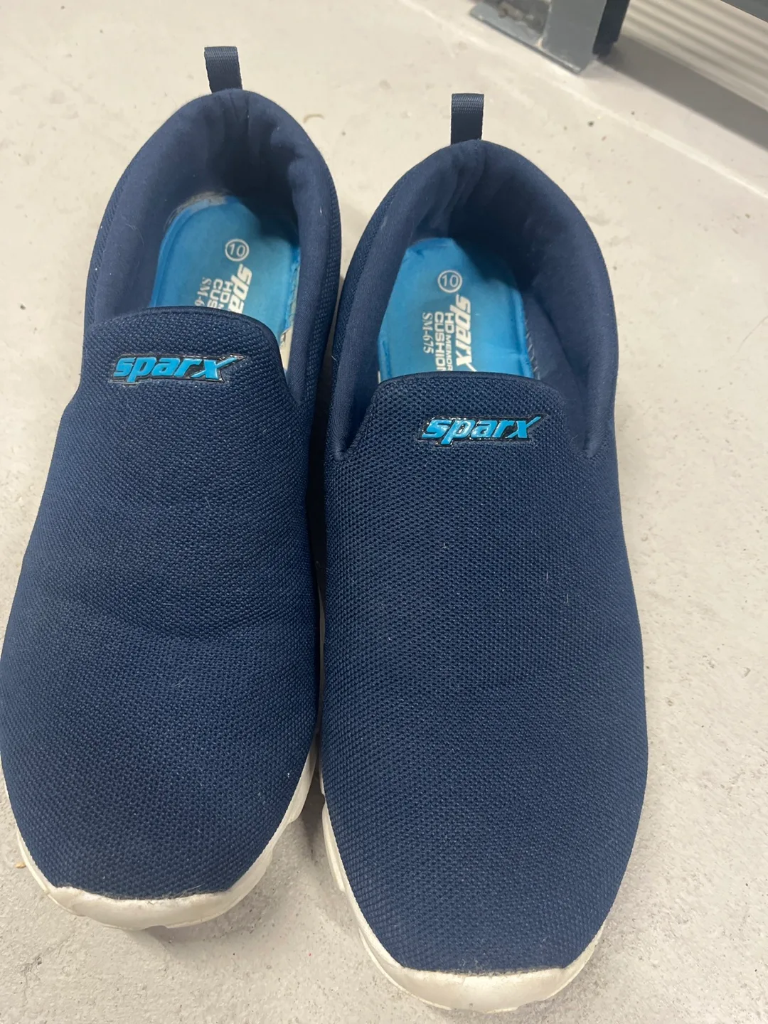 Sparx SM-675 Navy Blue Slip-On Shoes, Size 10 thumbnail
