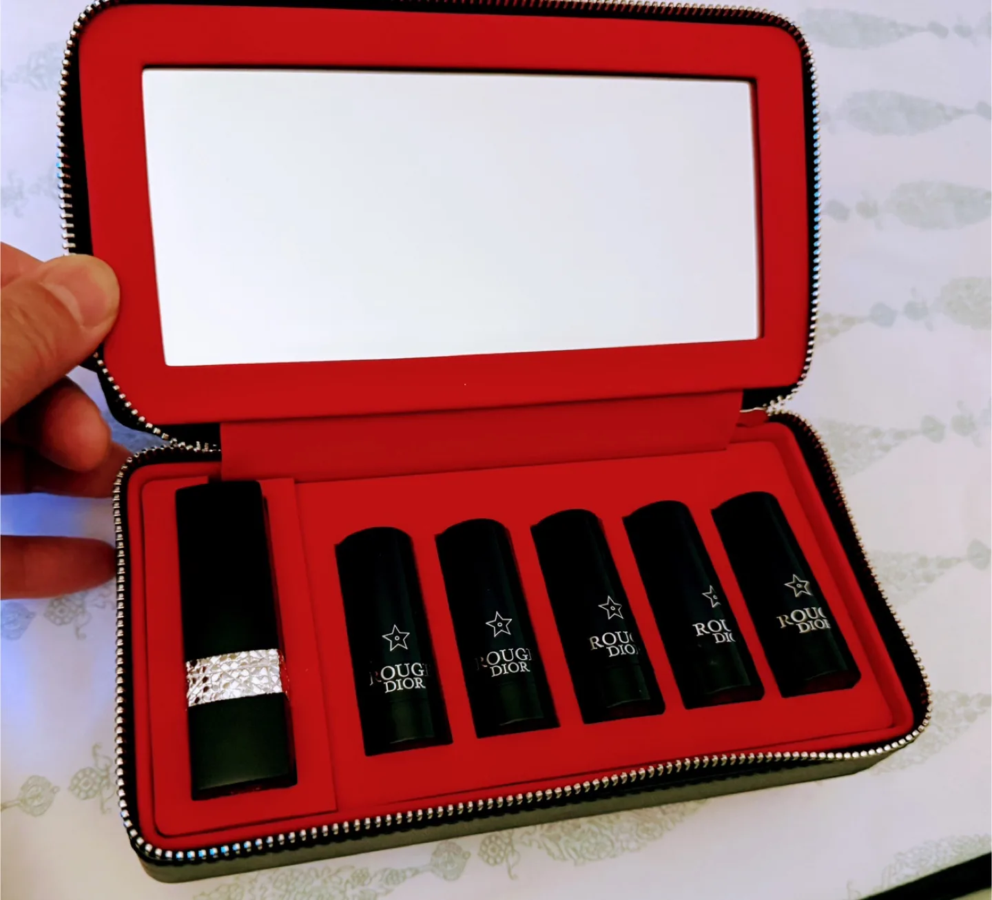 Dior Rouge Precious Rocks Refillable Jewel Lipstick Set image indicator(3)