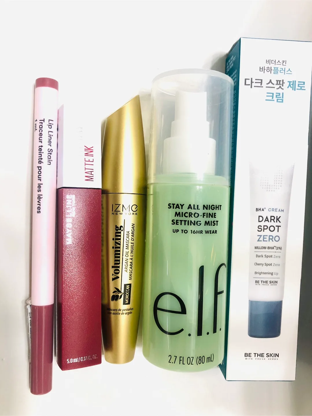Makeup Lot: Mascara, Lipgloss,setting Spray, Spot Corrector thumbnail