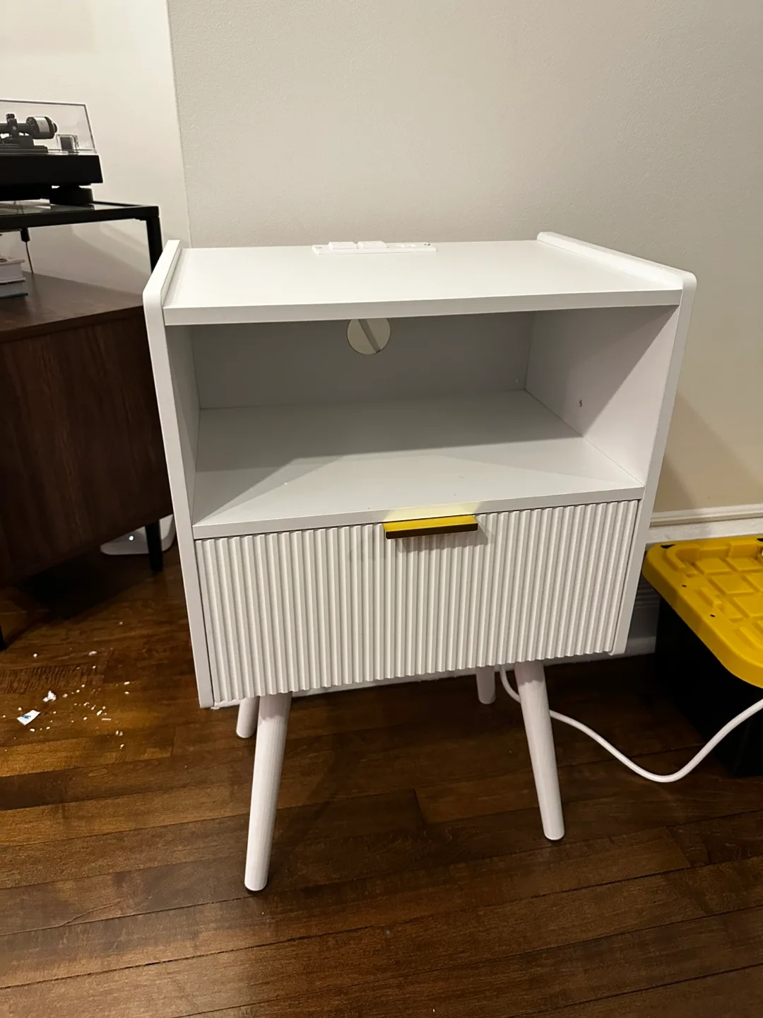 BRAND NEW! Mid-Century Modern Nightstand thumbnail