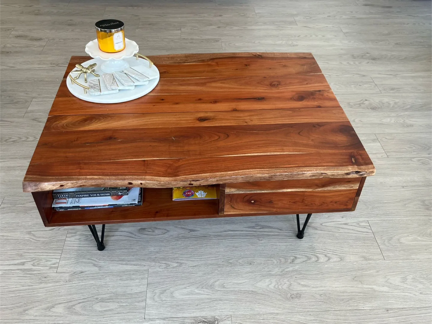 Moving sale - Solid Wood Coffee Table - $350 - Price Negotiable thumbnail