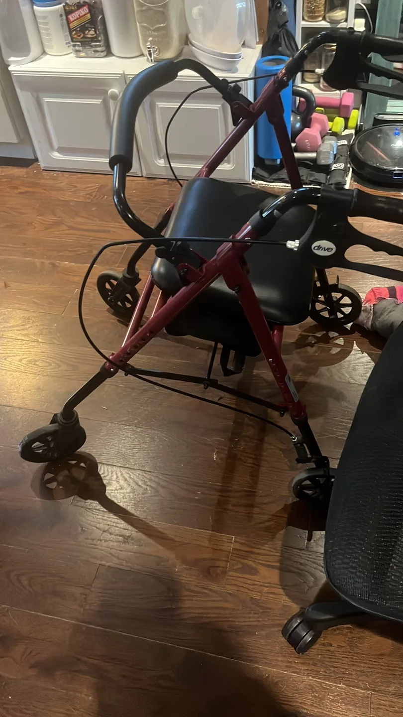 Drive Medical Rollator Walker - front wheels need repalcement thumbnail