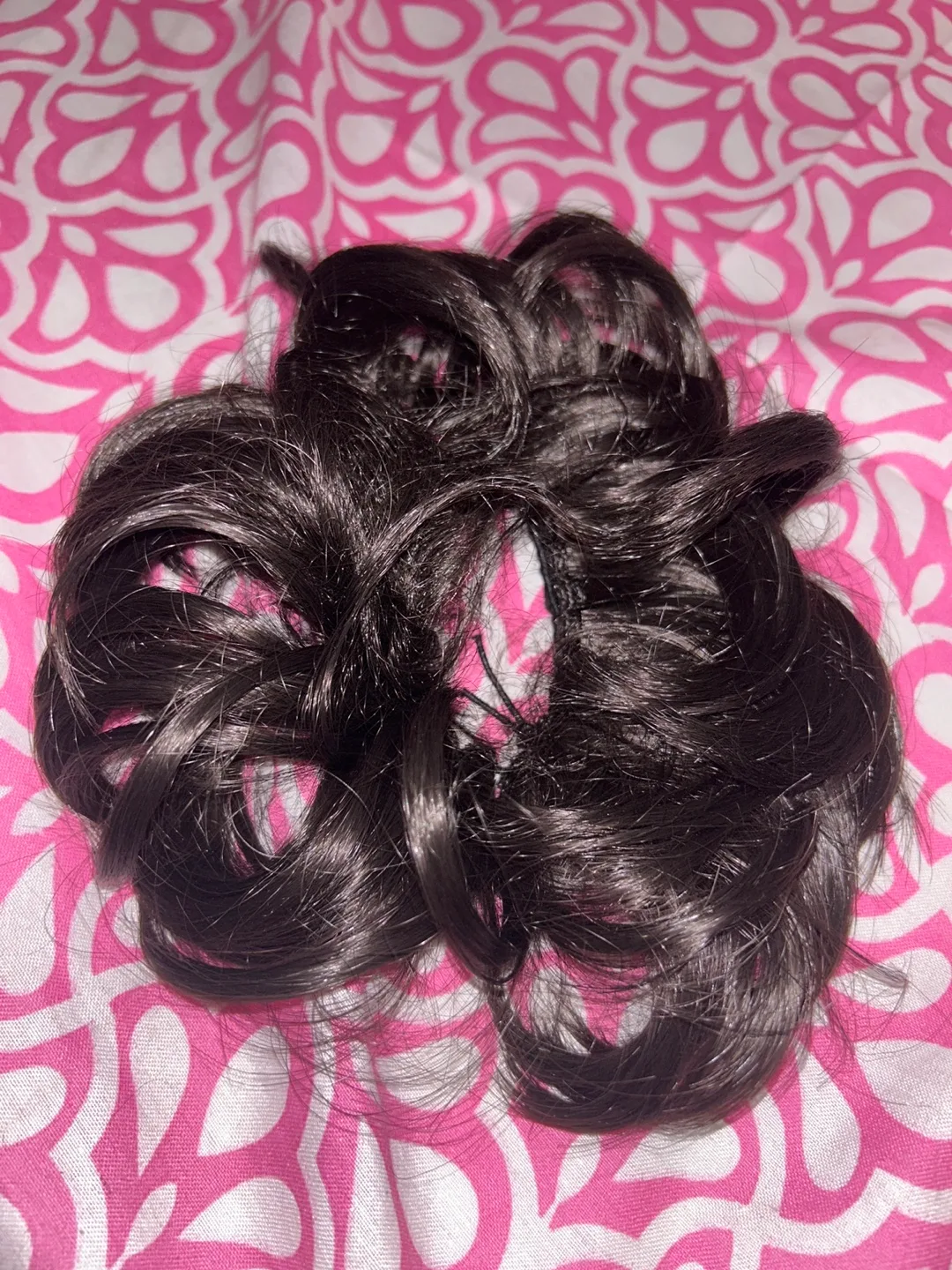 Brownish black Hair Bun extension thumbnail