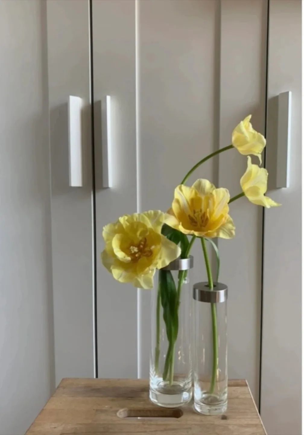 Set of 2 Modern Glass Vases image indicator(2)