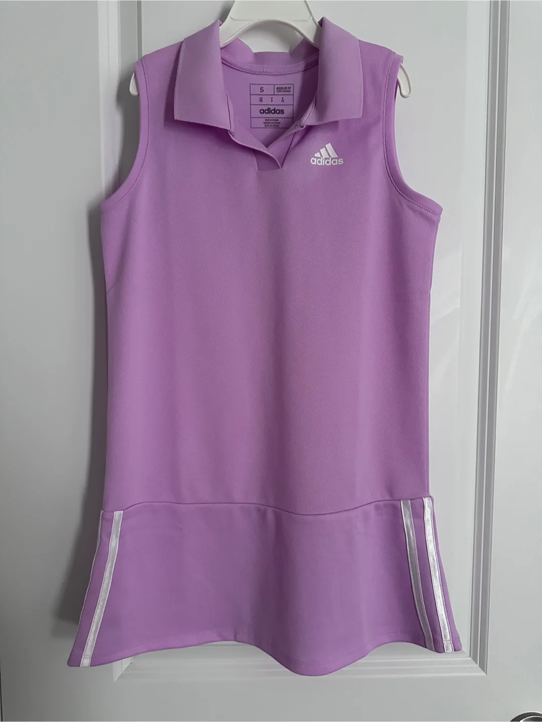 Brand new with tags girls Adidas tennis dress purple sz. S (7/8) thumbnail