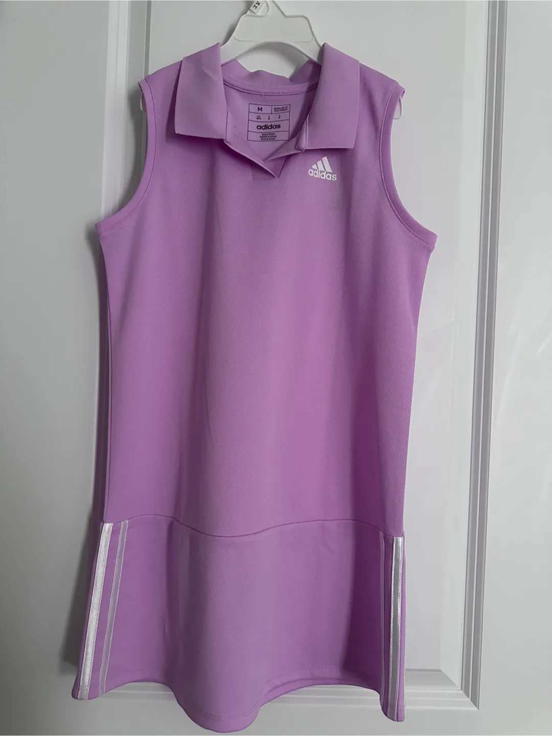 Brand new girls Adidas tennis dress purple sz. M (10/12) thumbnail