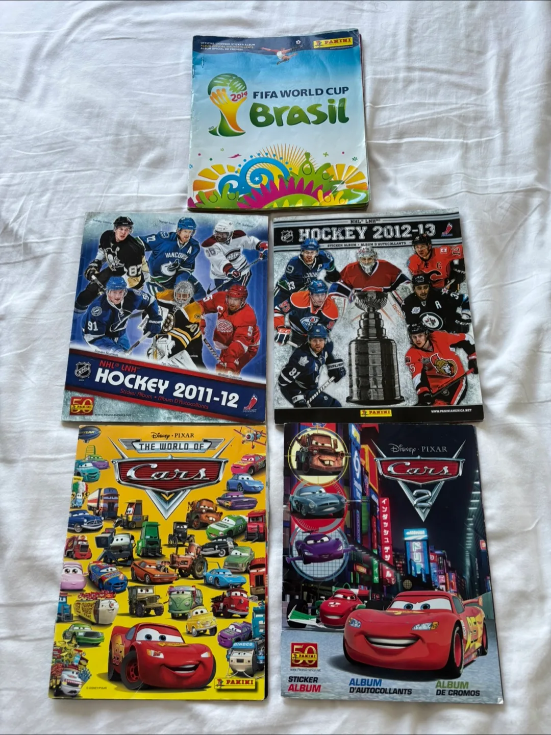 FIFA, NHL, Disney Pixar Cars Completed Panini bundle thumbnail