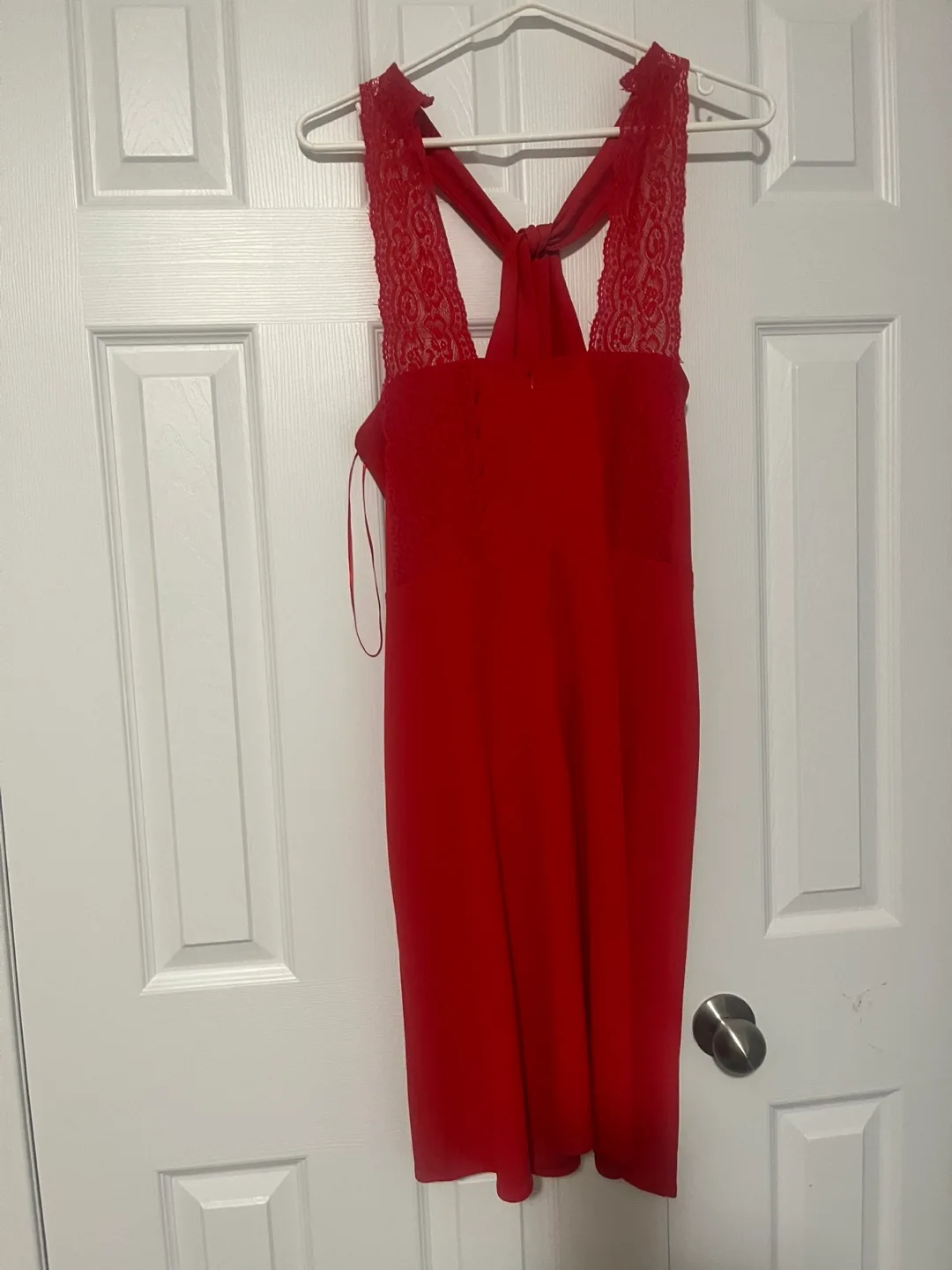 Spense Red Lace Dress - Size 12 thumbnail