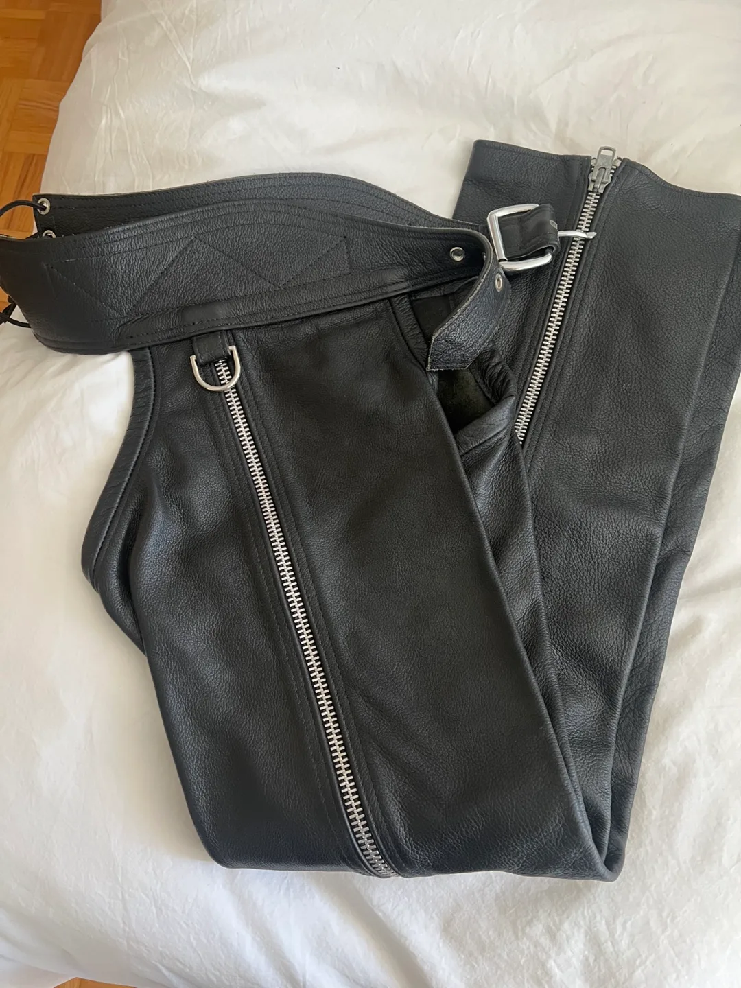 Leather Man NYC Leather Chaps - Size 30 thumbnail
