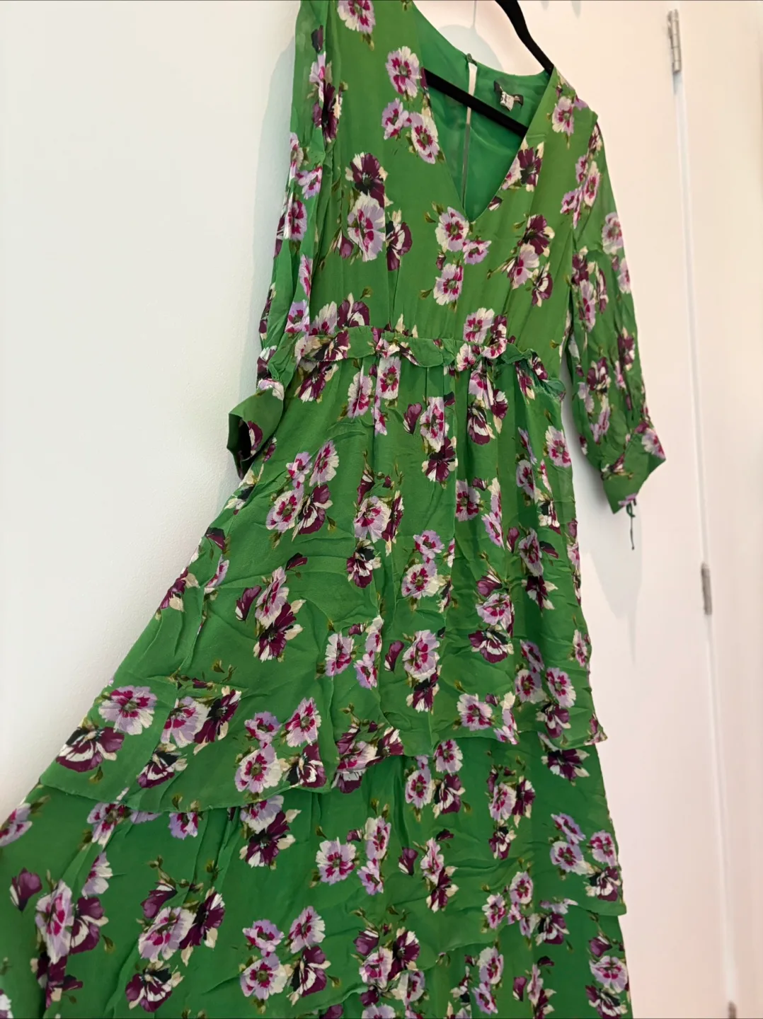 Massimo Dutti Floral Maxi Dress LAST CHANCE thumbnail