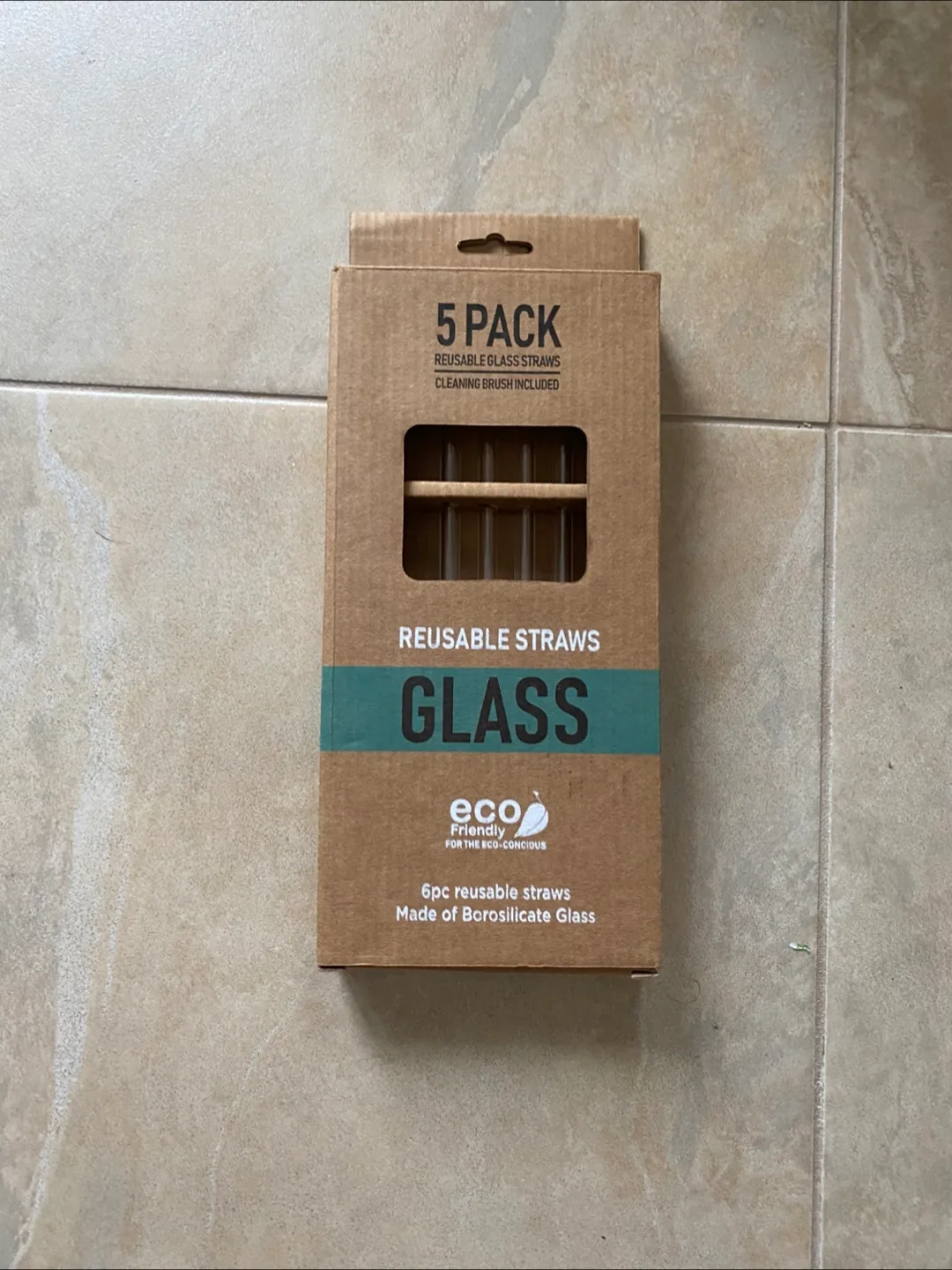 NEW! Glass Reusable Straws - 5 Pack image indicator(3)