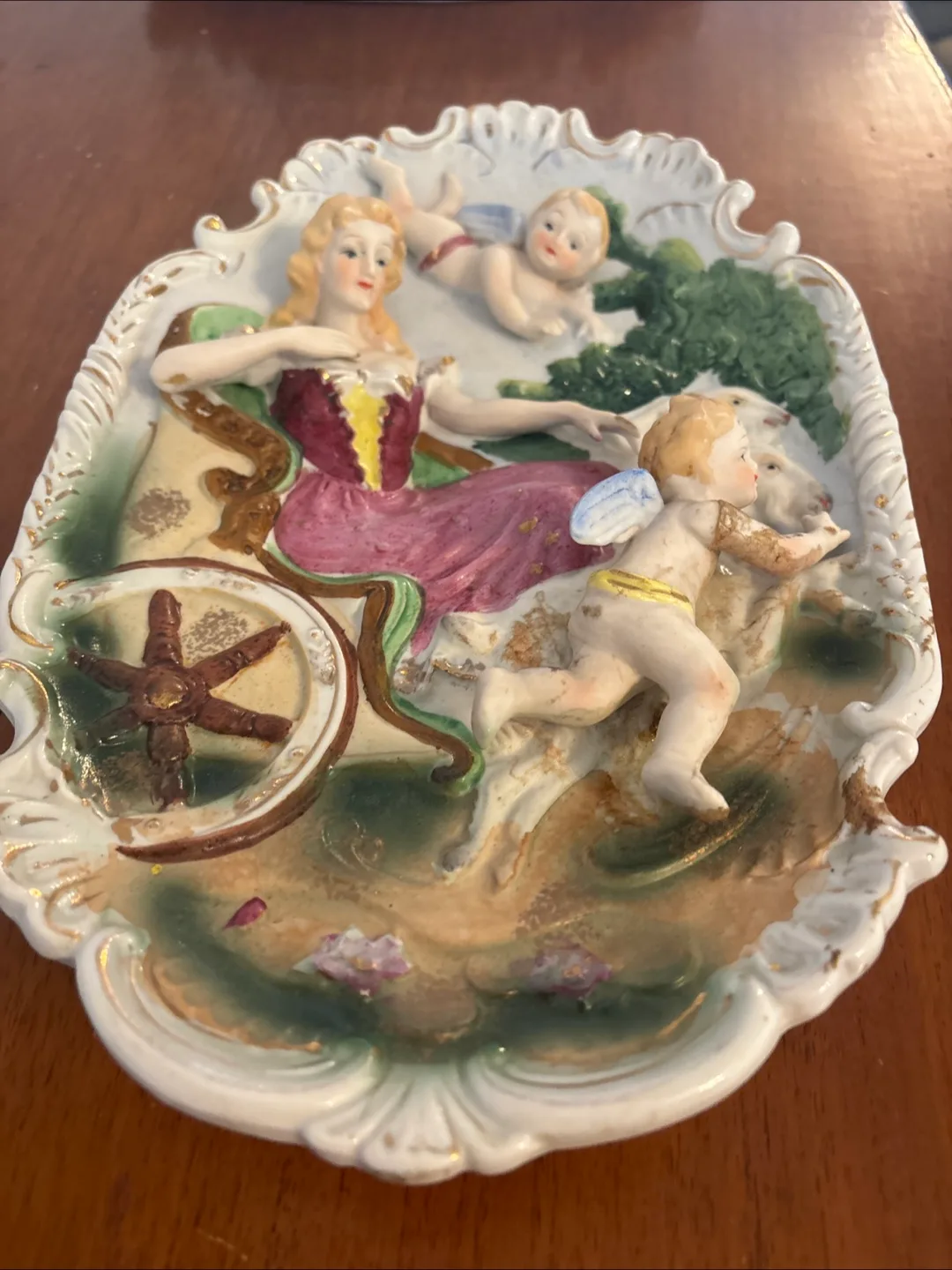 Vintage Made in Italy Decorative Plate image indicator(7)