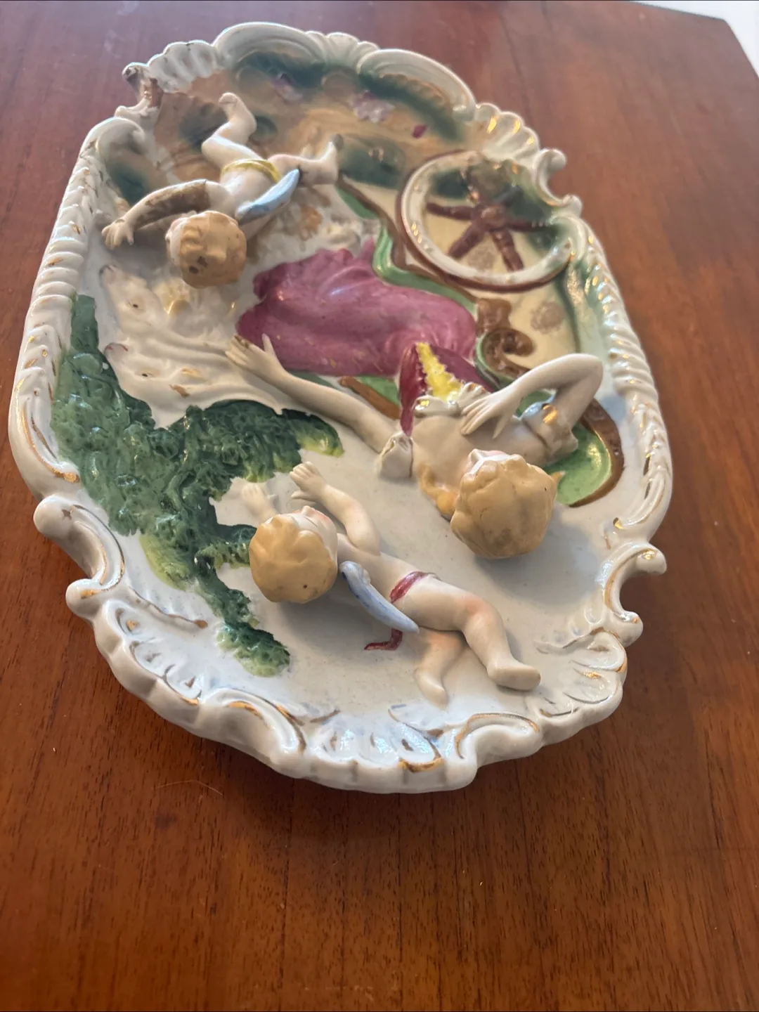 Vintage Made in Italy Decorative Plate image indicator(8)