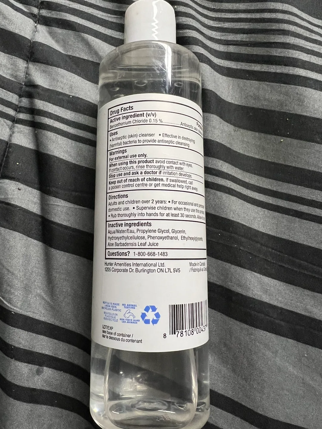 Ecological Hand Sanitizer with Aloe - 300mL image indicator(2)