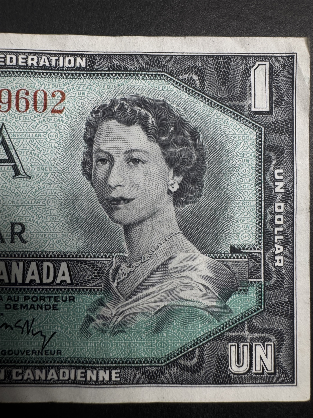 1967 Canadian One Dollar Bill - photo 4