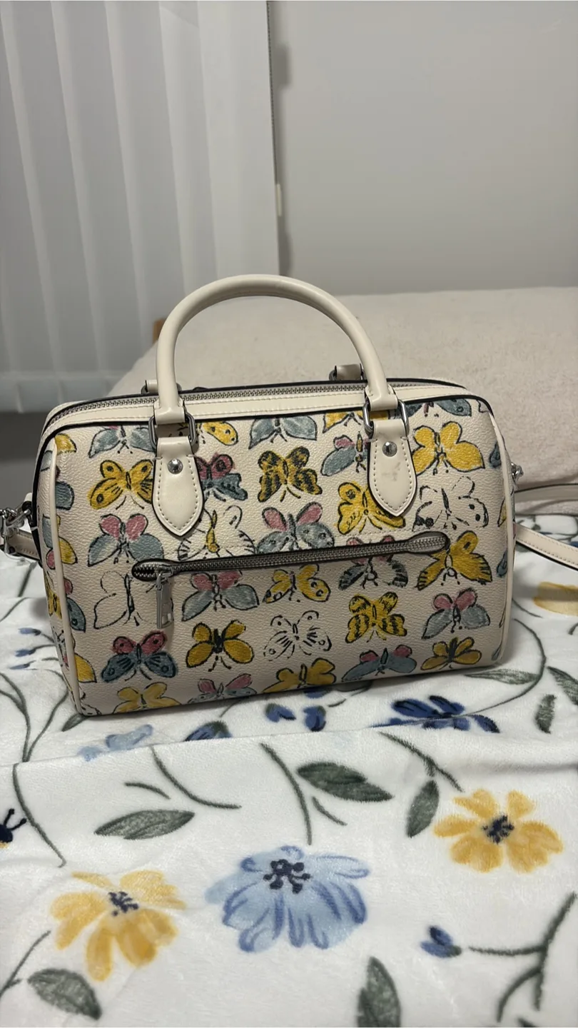 Coach Butterfly Print Satchel thumbnail