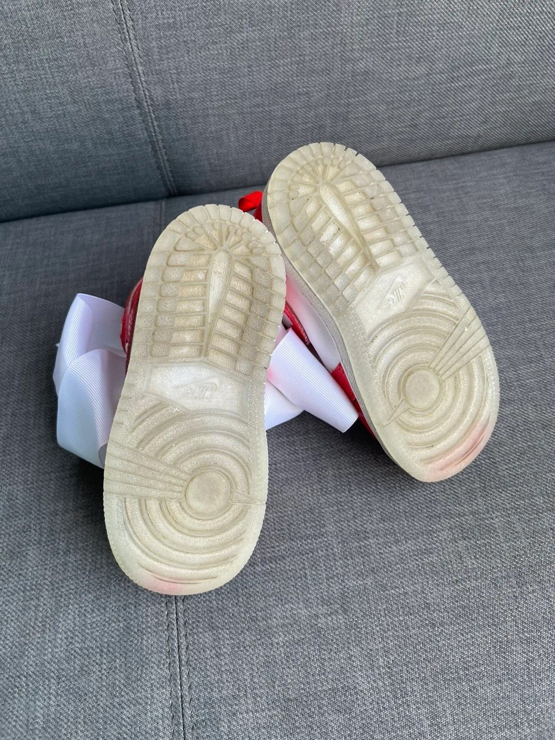 Jordan 1 Toddler Shoes - Red/White size 8c image indicator(6)