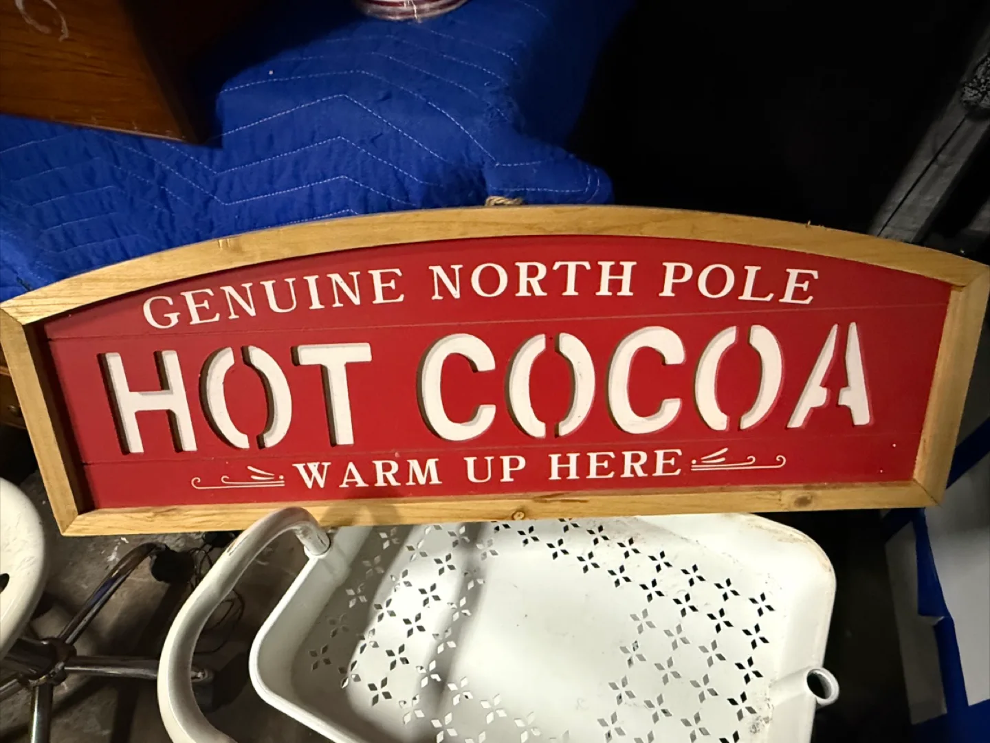 Genuine North Pole Hot Cocoa Sign thumbnail