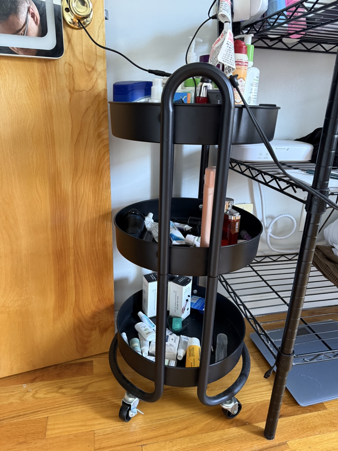 Rolling Cart - Black