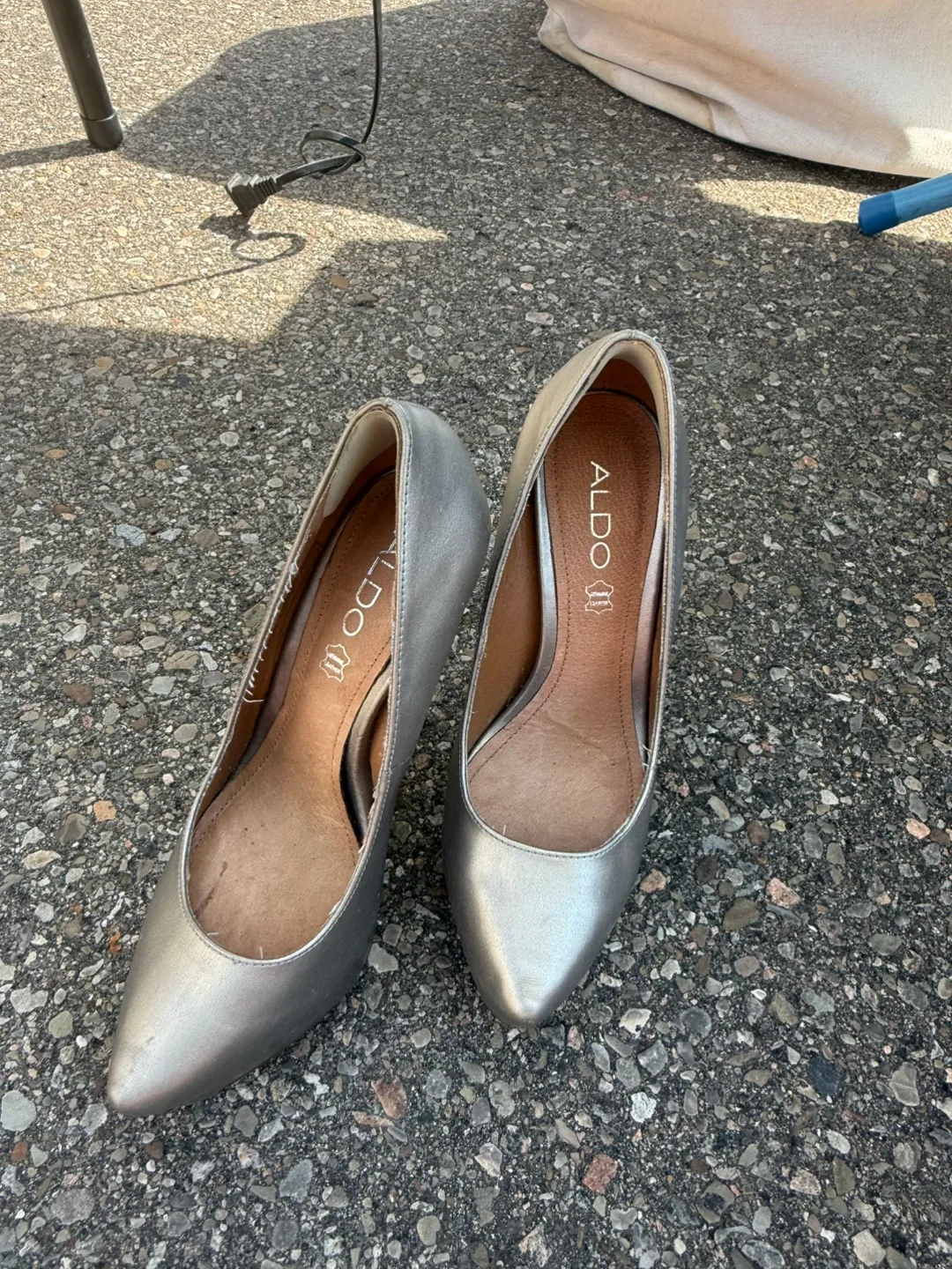 Aldo Silver Heels thumbnail